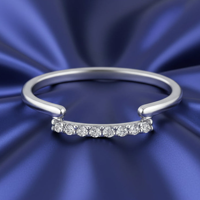 Elegant 925 Sterling Silver Ring for Women R 604