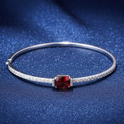 925 Sterling Silver Bracelet with Zircon Diamonds | Premium Sparkling Designer Bracelet for Women PR416-708