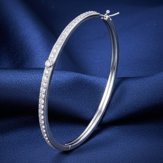 925 Sterling Silver Zircon Diamond Bracelet – Elegant Sparkle Collection PR416-1208
