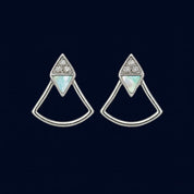 925 Sterling Silver Earrings for Women | Zircon Diamond Studded ER701-DP098