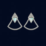 925 Sterling Silver Earrings for Women | Zircon Diamond Studded ER701-DP098