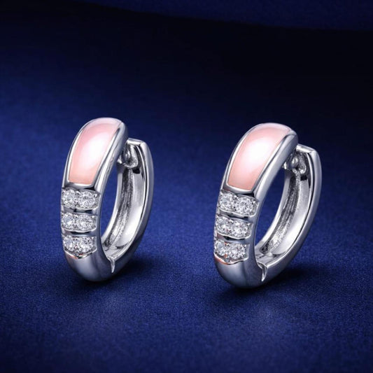 925 Sterling Silver Earrings for Women | Zircon Diamond Studded with Colour Stone / Mother Pearl | Elegant Daily & Party Wear Jewellery RRJ316-318