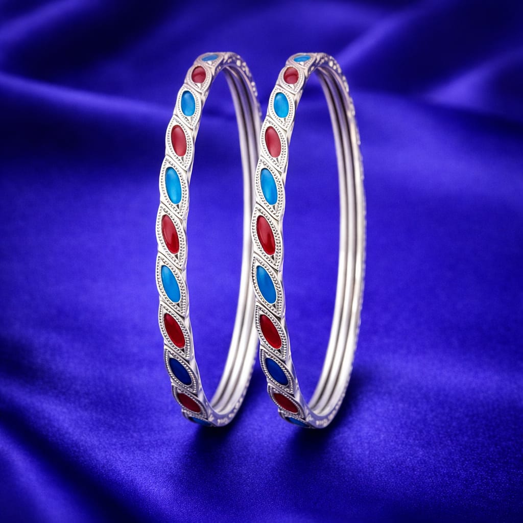 Aurellion Dual Tone Festive Bangles