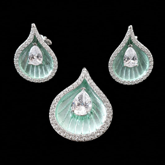 Aurellion Mint Dewdrop Elegance Set