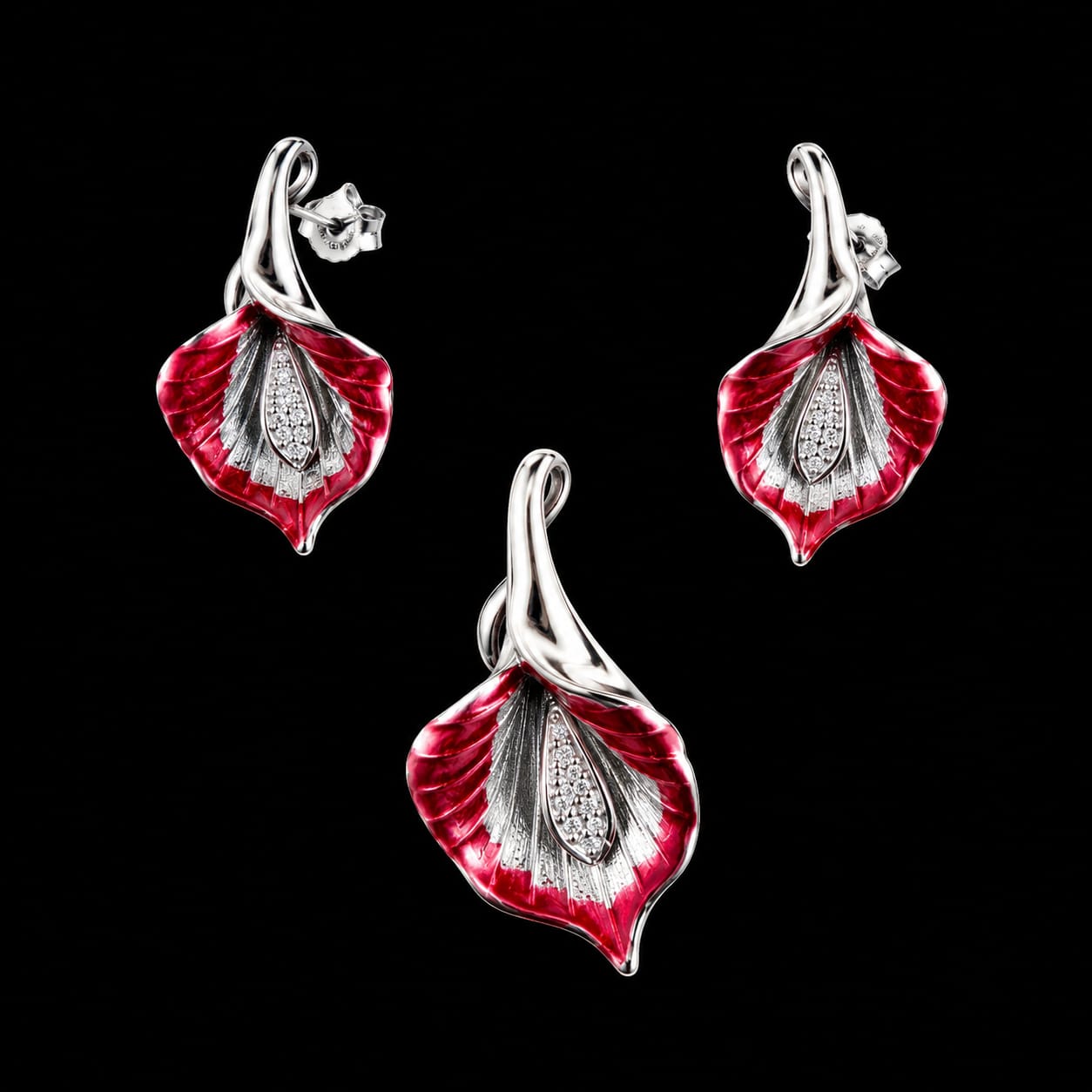 Aurellion Crimson Bloom Elegance Set