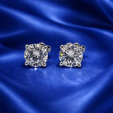 925 Sterling Silver Round Pointer Stud Earrings for Women | Minimal Geometric Design | Elegant Daily Wear Jewellery 1.77 RRJ0177-338