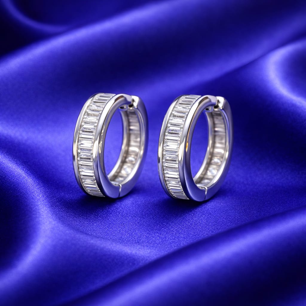 925 Sterling Silver Bali Hoop Earrings for Women | Classic Round Hoops | Lightweight Daily Wear | Hypoallergenic | Elegant Jewellery Gift RRJ0461-365