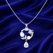 925 Sterling Silver Pendant with Chain for Women | Elegant Designer Necklace | Party, Daily Wear & Gifting Jewellery N502-DP3820
