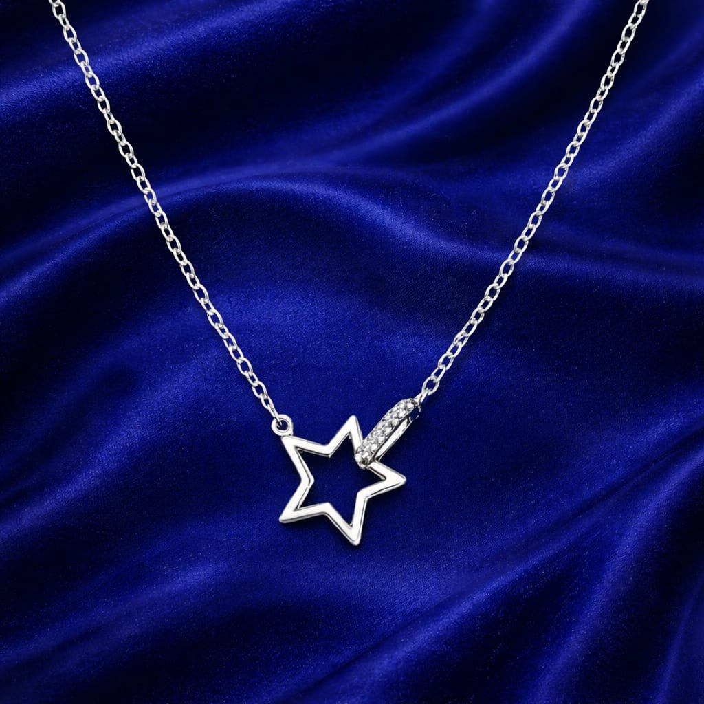 925 Sterling Silver Pendant with Chain for Women | Elegant Designer Necklace | Party, Daily Wear & Gifting Jewellery N507-DP1650