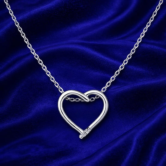 925 Sterling Silver Pendant with Chain for Women | Elegant Designer Necklace | Party, Daily Wear & Gifting Jewellery VR379-707