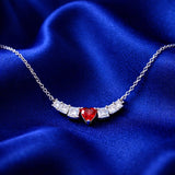 Royal Sparkle – 925 Sterling Silver Zircon Pendant with Chain RRJ0210-330