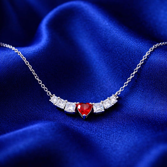 Royal Sparkle – 925 Sterling Silver Zircon Pendant with Chain RRJ0210-330