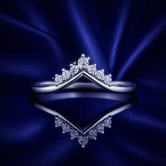 Elegant 925 Sterling Silver Ring for Women R 614