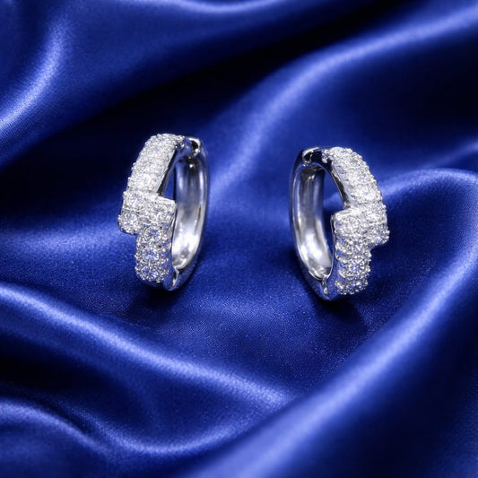 925 Sterling Silver Bali Hoop Earrings for Women & Girls | Classic Elegant Hoop Design | Lightweight Daily Wear Silver Earrings | Stylish Minimal Jewellery RRJ278-374