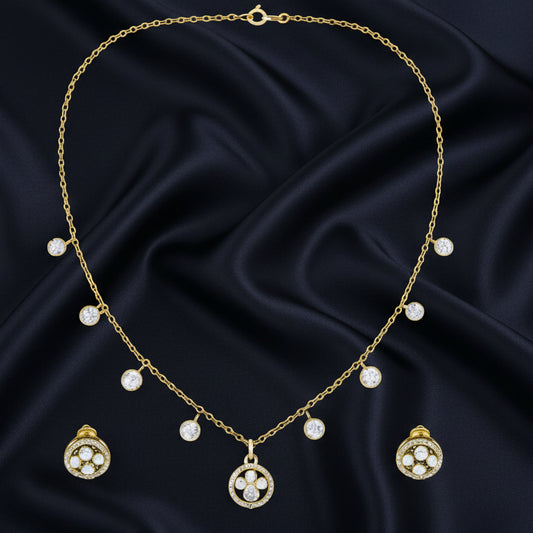 Opulent Aurelia Dangling Diamond Set