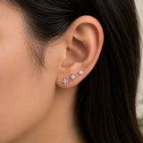 Crystal Starfish, Star & Pearl Studs (JC190)
