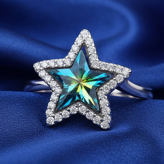 Aurora Star Prism Crystal Ring (R 507)