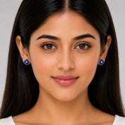 925 Sterling Silver Earrings for Women | Zircon Diamond Studded with Colour Stone / Mother Pearl | Elegant Daily & Party Wear Jewellery ER706-DP4240