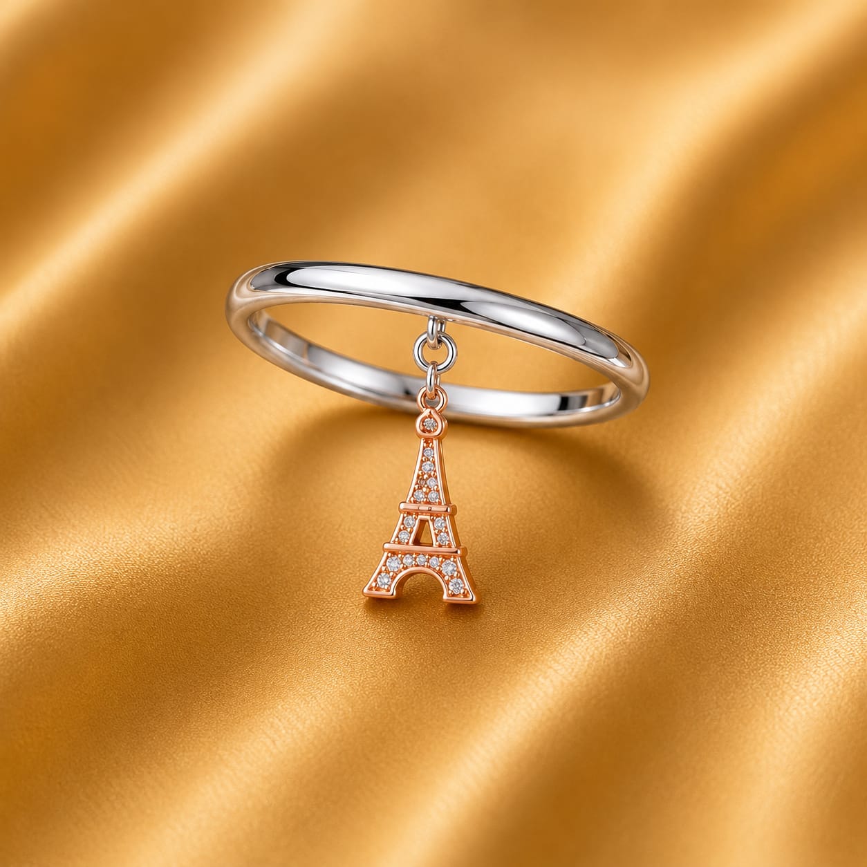 Parisian Charm Dangle Ring (0241)