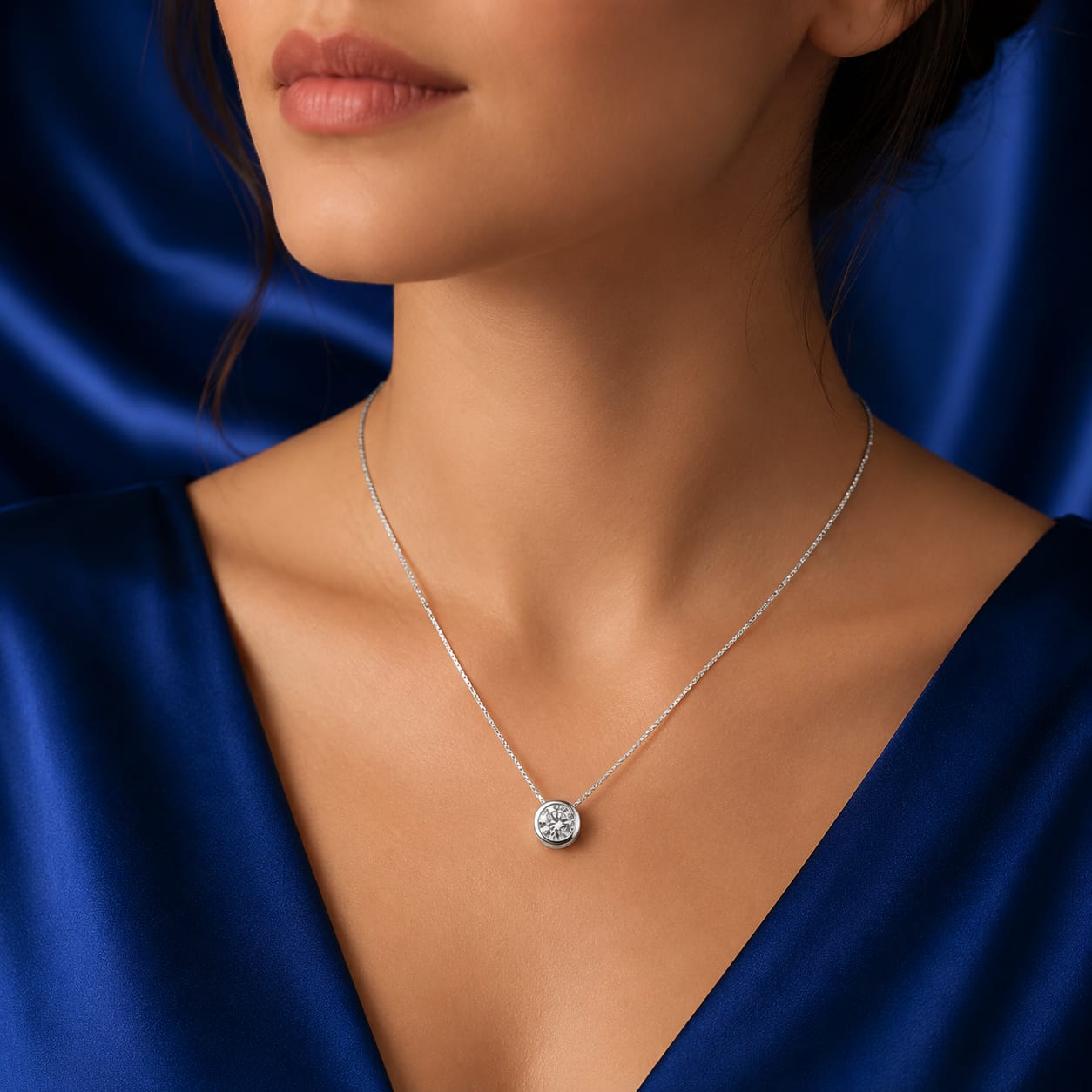 Lumière One™ Solitaire Chain Necklace (N0284)