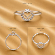 Crowned Heart Ring (0191)