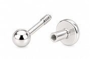 Classic Silver Ball Nose Pin