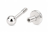 Classic Silver Ball Nose Pin