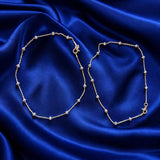 Golden Aura Bead Ankle (AM-0555)