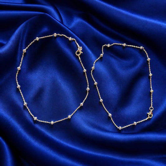 Golden Aura Bead Ankle (AM-0555)