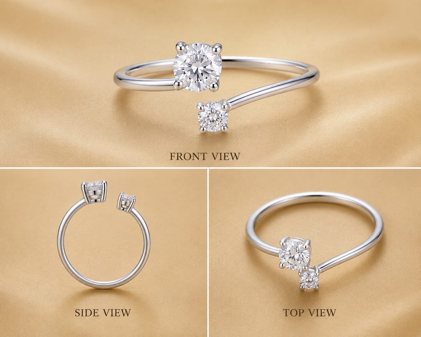 Twin Star Wrap Ring (0105)