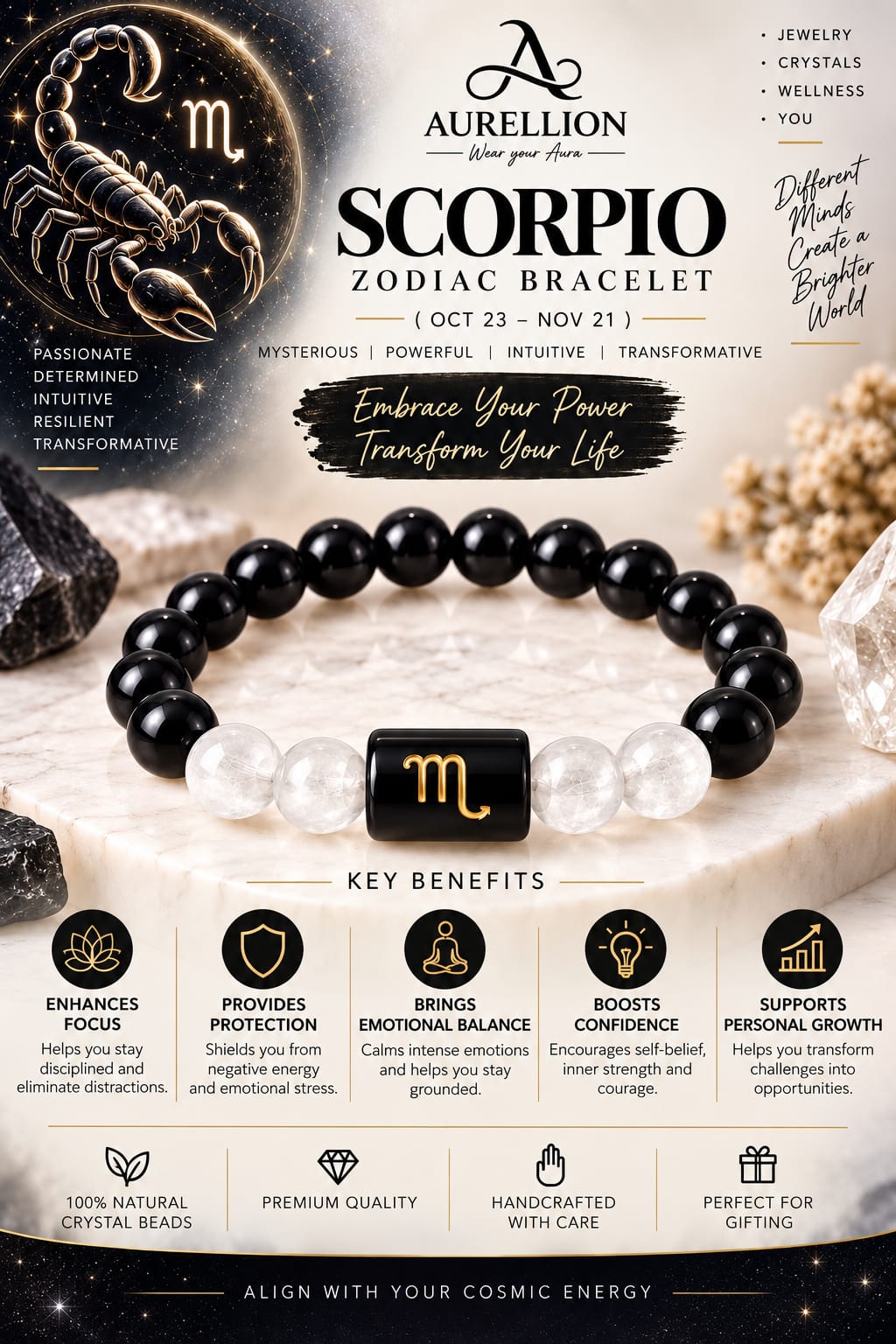 SCORPIO RASHI BRACELET