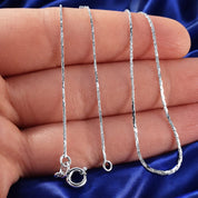 SlimFlex Diamond-Cut Chain Necklace (Ank - 805 , 277)