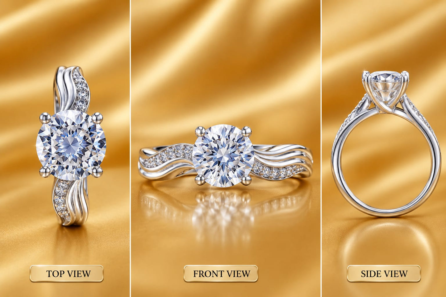 Ocean Whisper Solitaire Ring (0291)