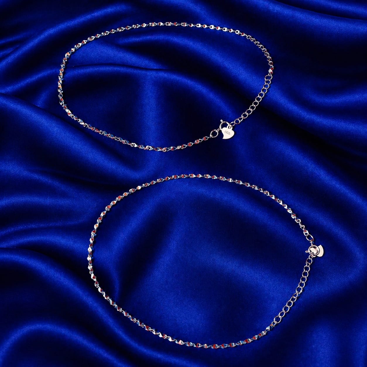 Modern Textured Luxury Anklets (AM-0525)