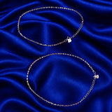 Modern Textured Luxury Anklets (AM-0525)
