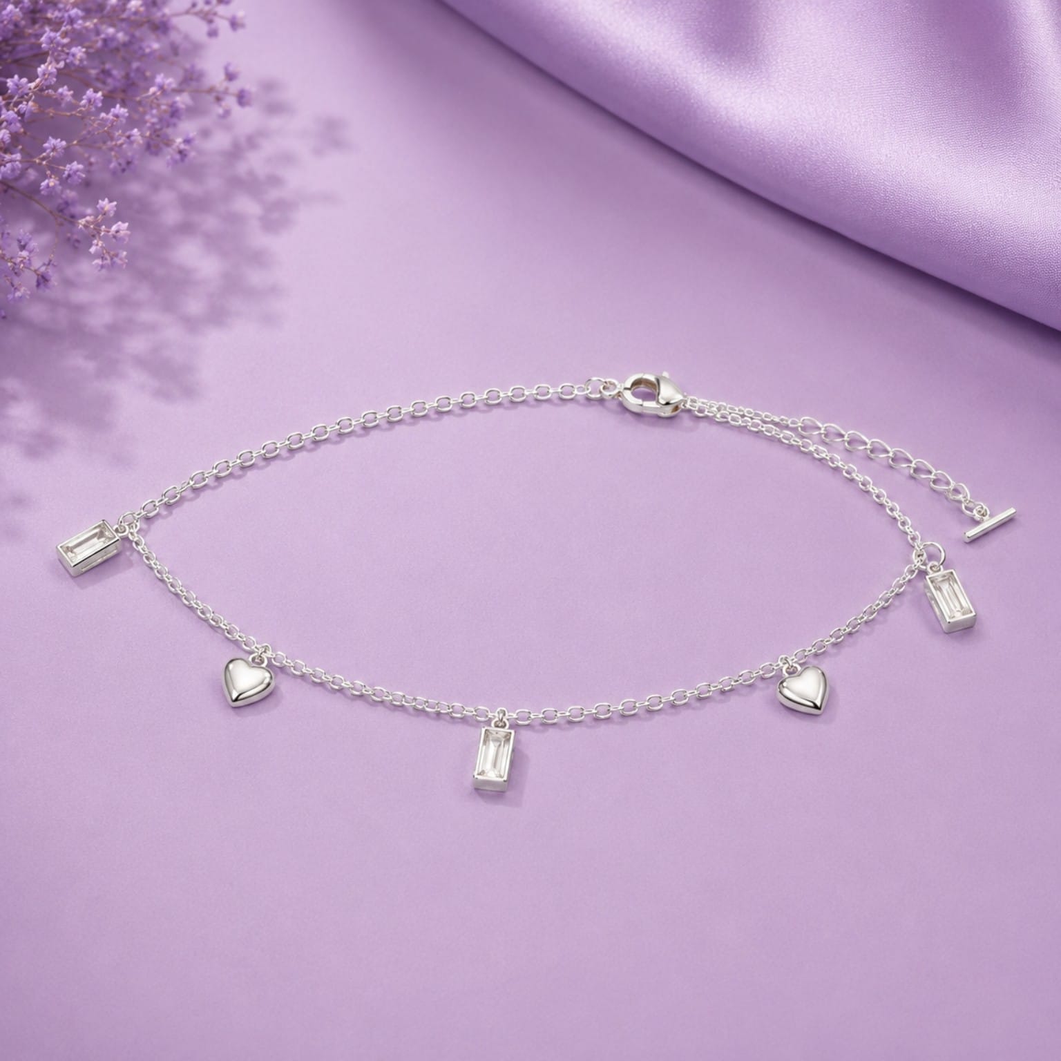 Cupid Glow Bracelet 🤍✨ (JRG442)