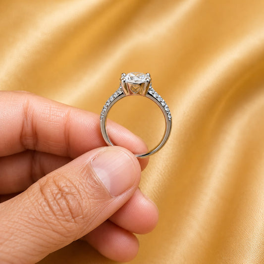 Eterna Crown Solitaire Ring (r 4-0251)