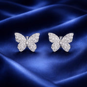 925 Sterling Silver Square Stud Earrings for Women | Zircon Diamond Stones | Elegant Party & Daily Wear JewelleryRRJ0205-343