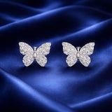 925 Sterling Silver Square Stud Earrings for Women | Zircon Diamond Stones | Elegant Party & Daily Wear JewelleryRRJ0205-343