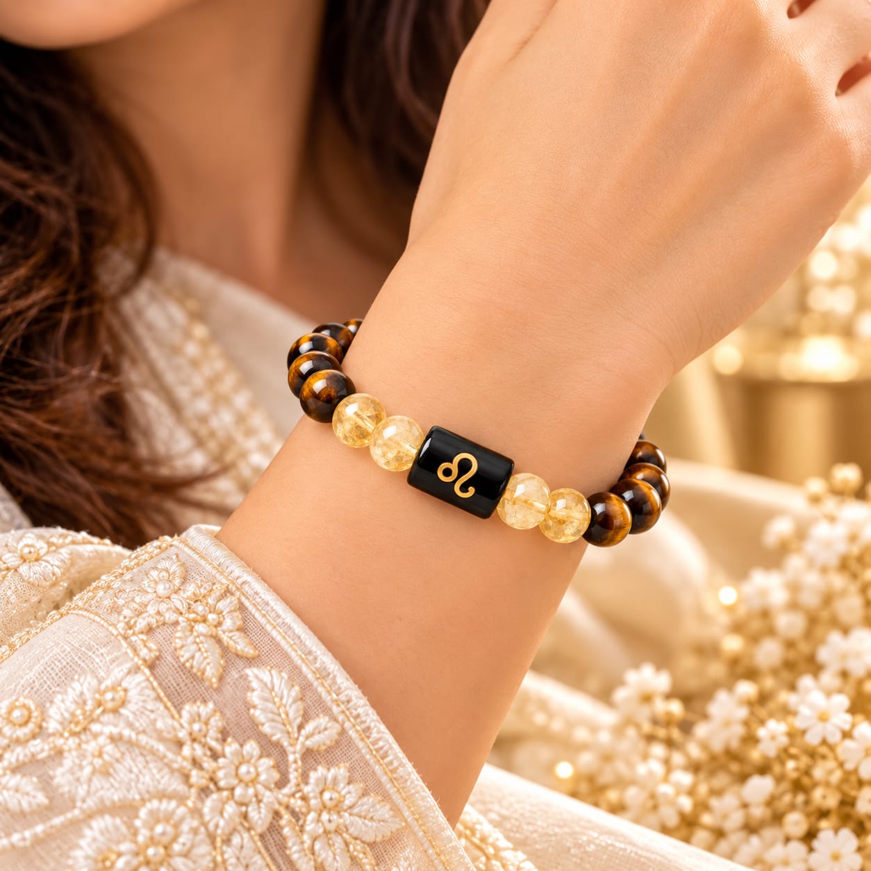 Leo सिंह (Singh / Simha) Zodiac Bracelet