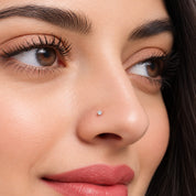 Luna Solitaire Nose Pin