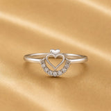 Crowned Heart Ring (0191)