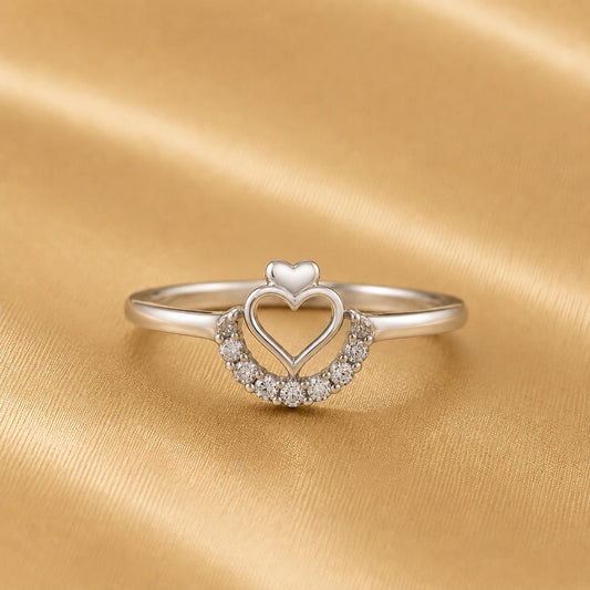 Crowned Heart Ring (0191)