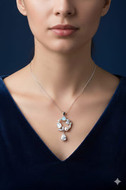 925 Sterling Silver Pendant with Chain for Women | Elegant Designer Necklace | Party, Daily Wear & Gifting Jewellery N502-DP3820