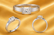 Princess Aura Solitaire Ring (0242)