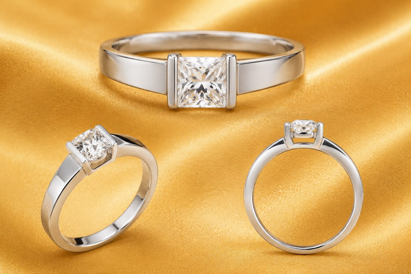 Princess Aura Solitaire Ring (0242)