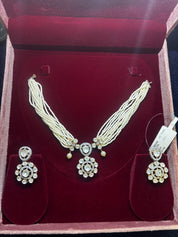 Timeless Pearl Rajwadi Bridal Jewellery Set