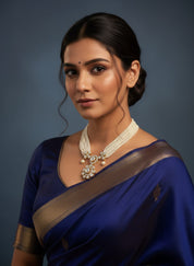 Timeless Pearl Rajwadi Bridal Jewellery Set